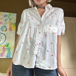 Embroidered Madewell Button Down